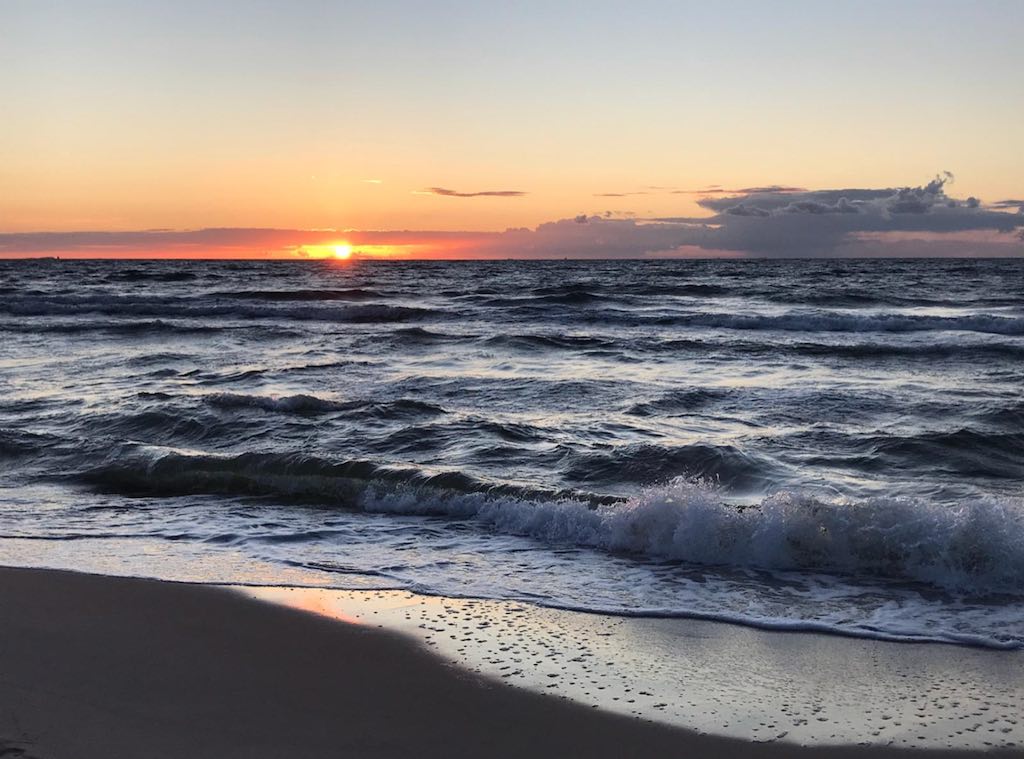 Sunset at The Baltic Sea, Summer 2020